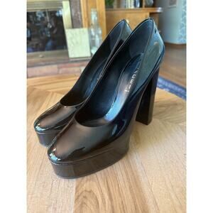 NWOT CASADEI Court Patent Leather Platform Heels Sz. 40